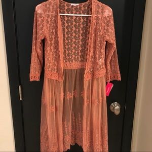 NEW w/tags - Xhilaration XS boho cardigan type top